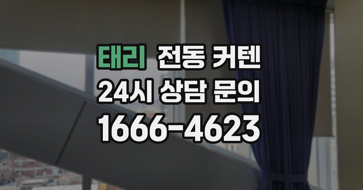 태리 전동 커텐