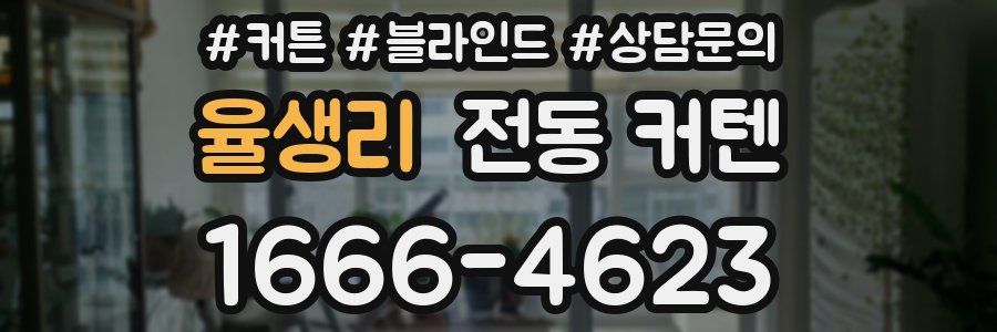 율생리 전동 커텐