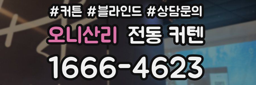오니산리 전동 커텐