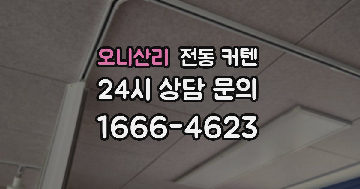 오니산리 전동 커텐