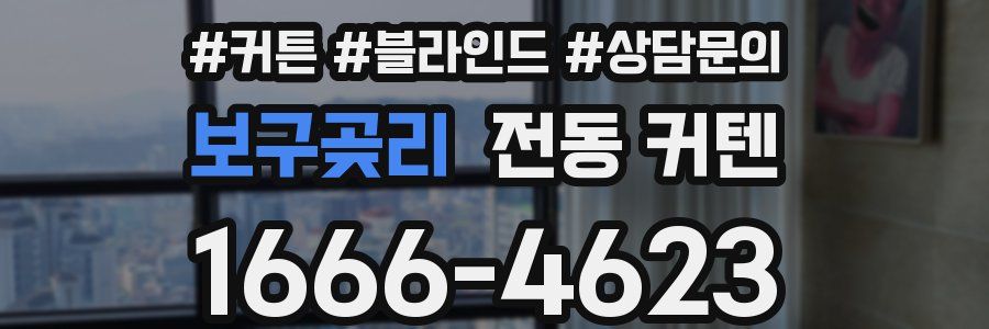 보구곶리 전동 커텐