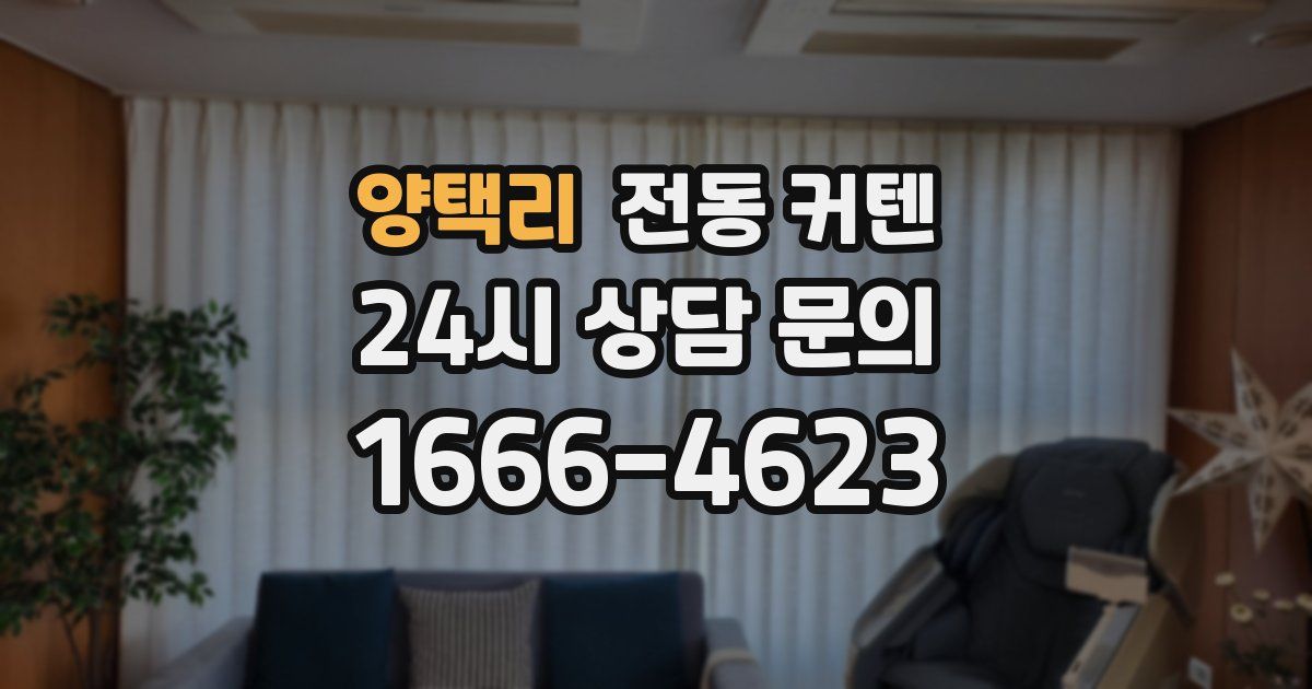 양택리 전동 커텐