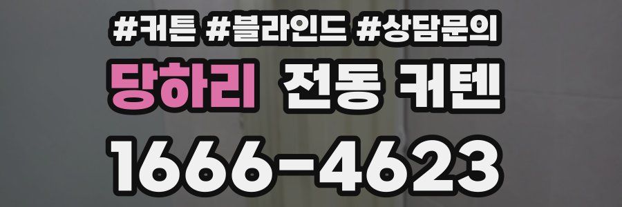 당하리 전동 커텐