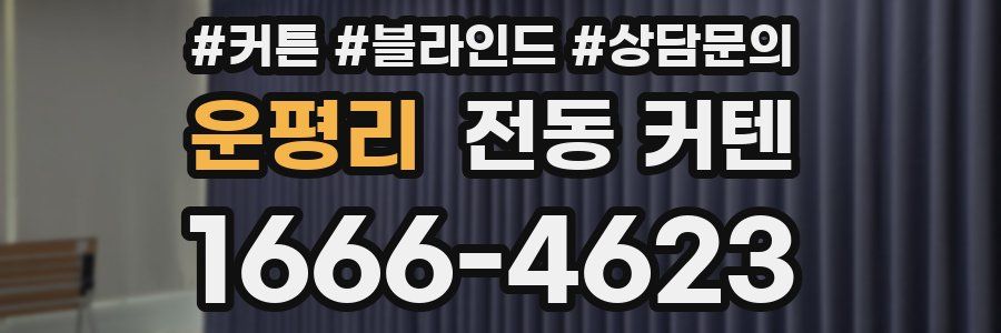 운평리 전동 커텐
