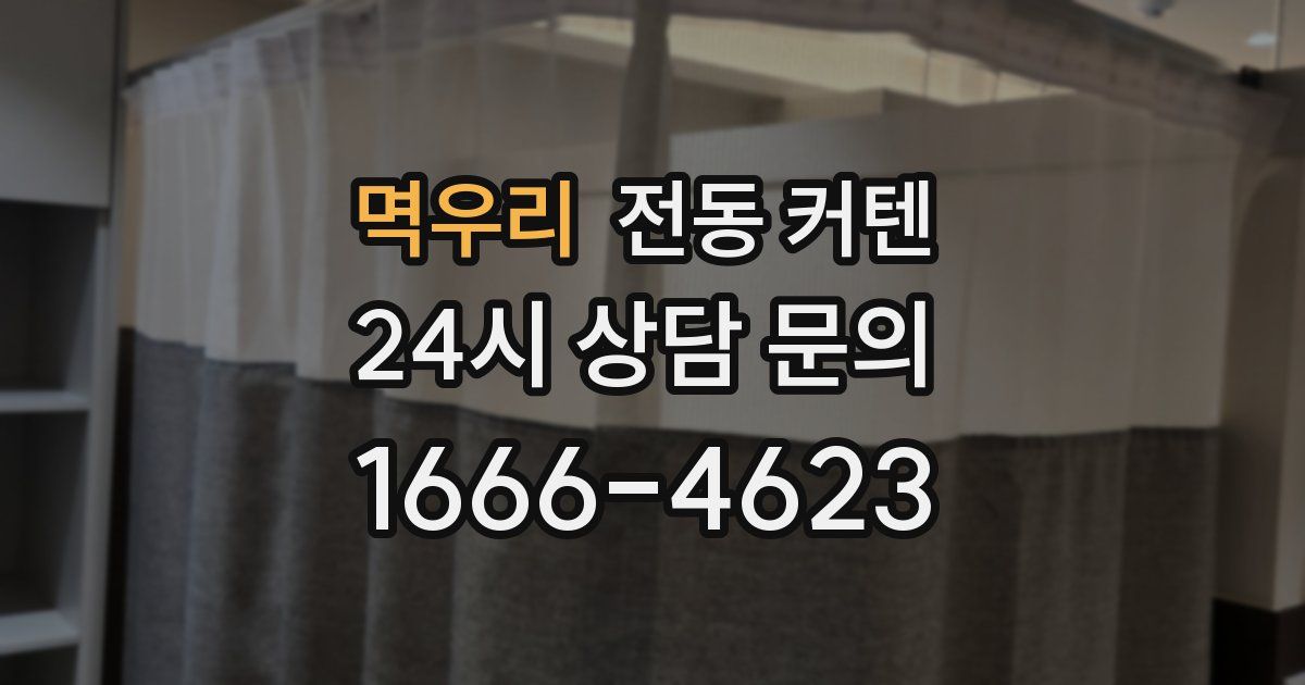 멱우리 전동 커텐