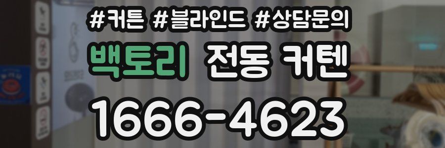 백토리 전동 커텐