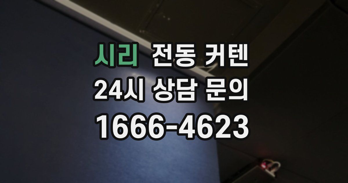 시리 전동 커텐