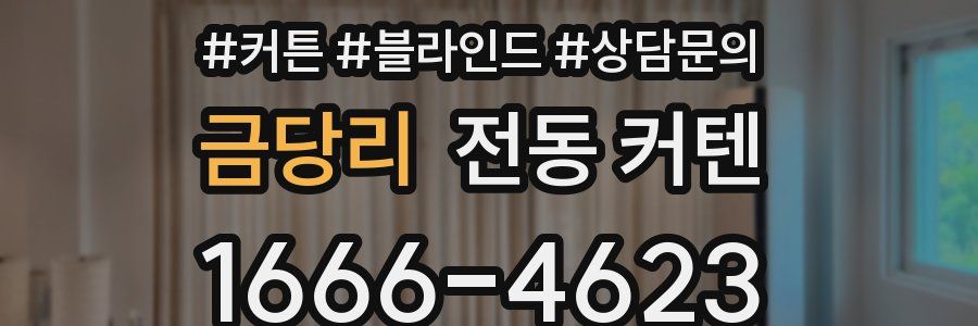 금당리 전동 커텐