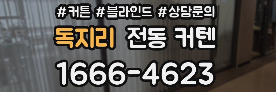 독지리 전동 커텐