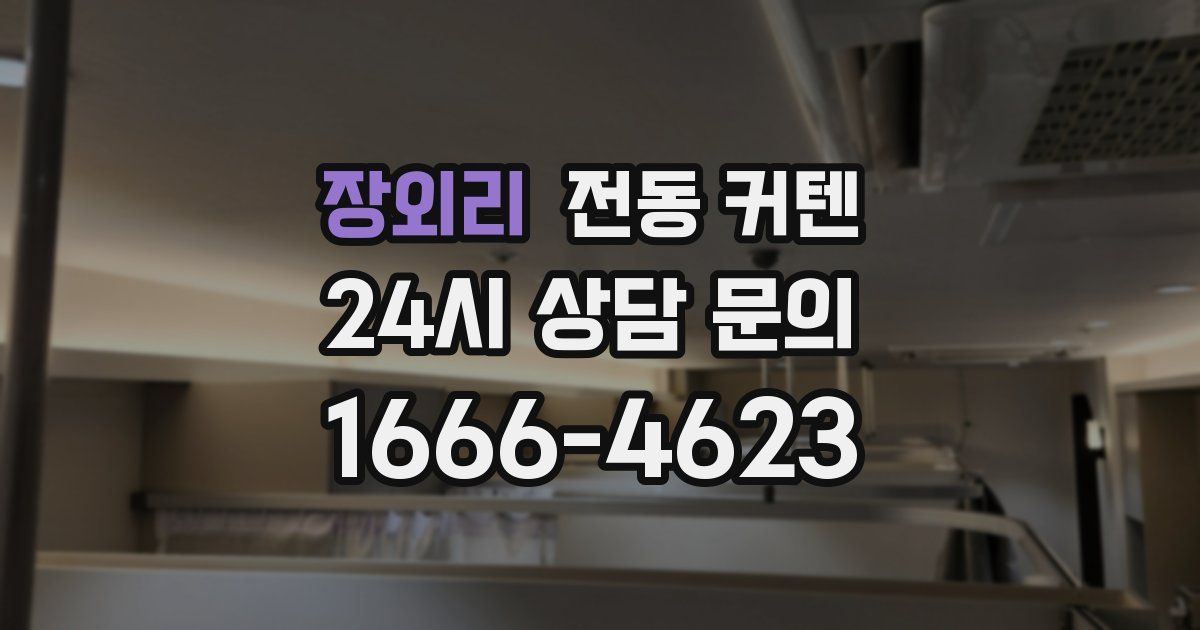 장외리 전동 커텐