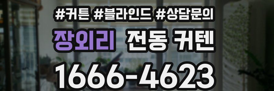 장외리 전동 커텐