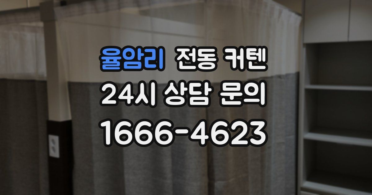 율암리 전동 커텐