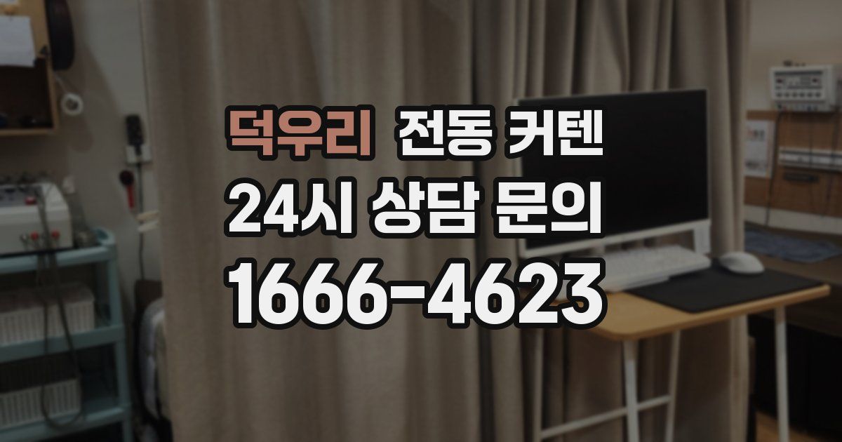 덕우리 전동 커텐