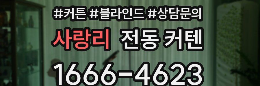 사랑리 전동 커텐