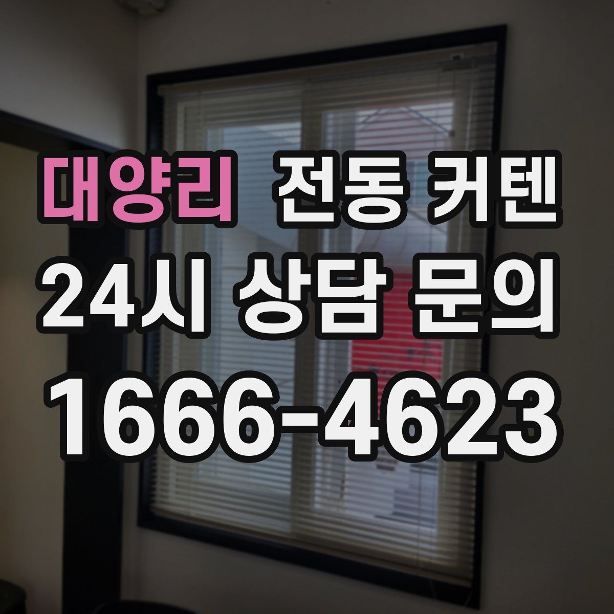 대양리 전동 커텐