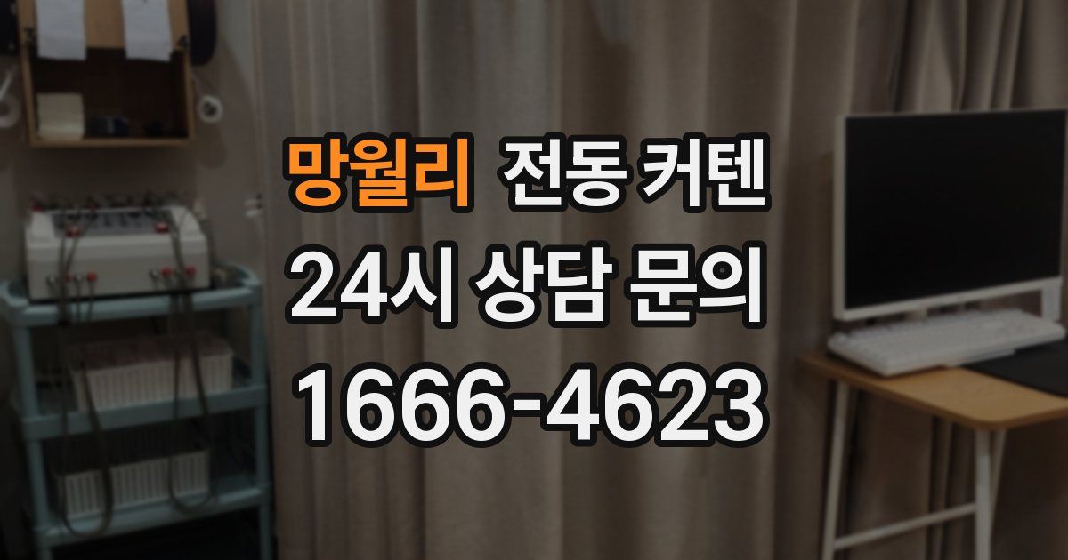 망월리 전동 커텐