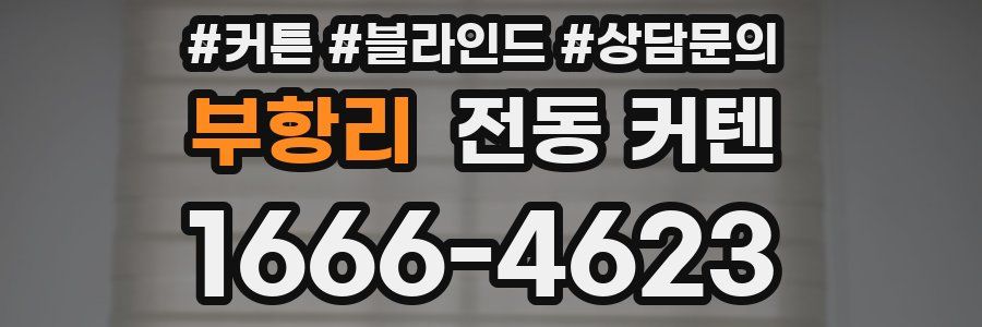 부항리 전동 커텐