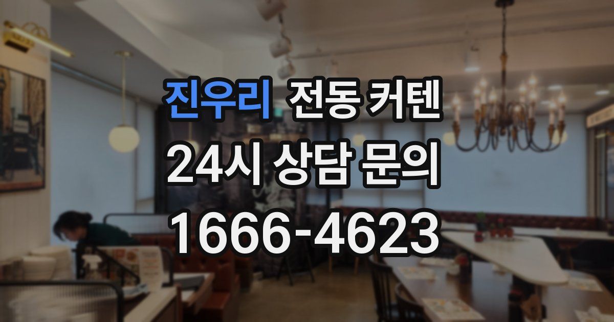 진우리 전동 커텐