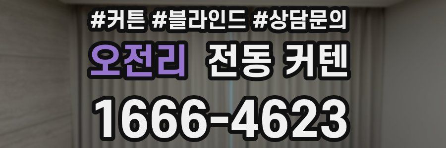 오전리 전동 커텐