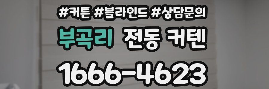 부곡리 전동 커텐