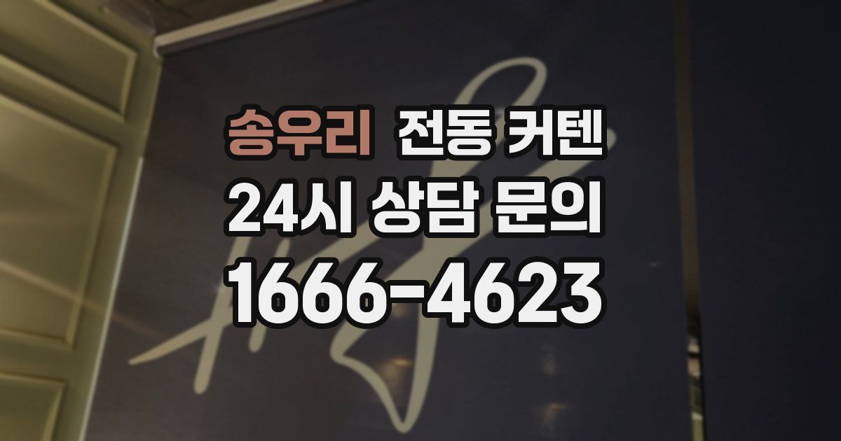 송우리 전동 커텐