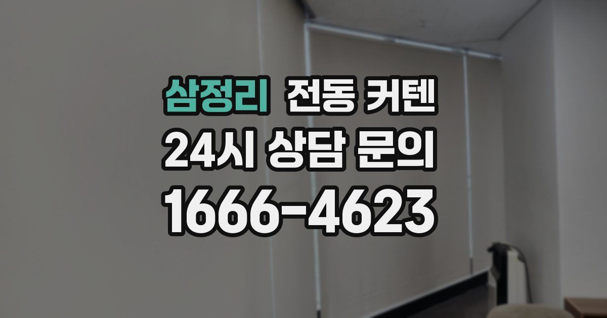 삼정리 전동 커텐