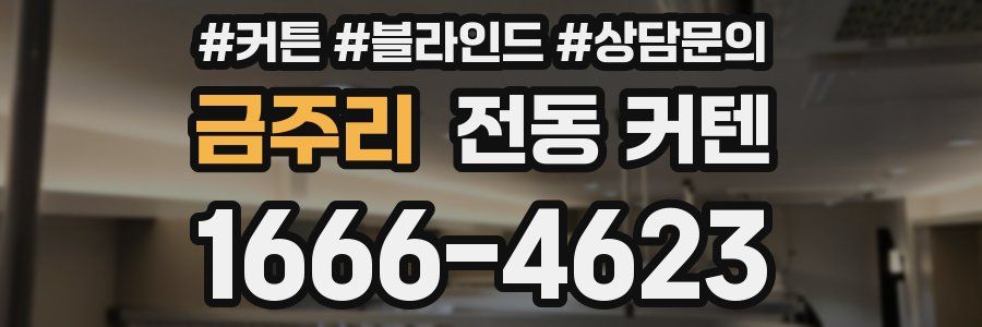 금주리 전동 커텐