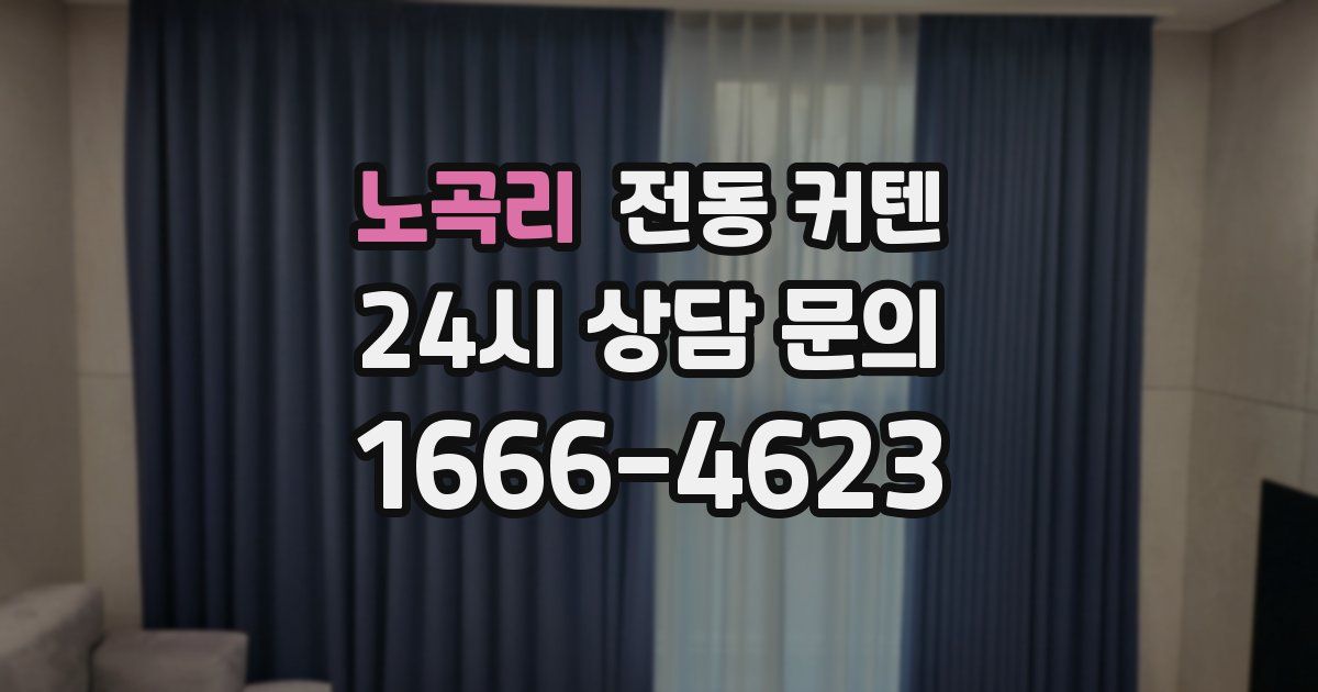노곡리 전동 커텐