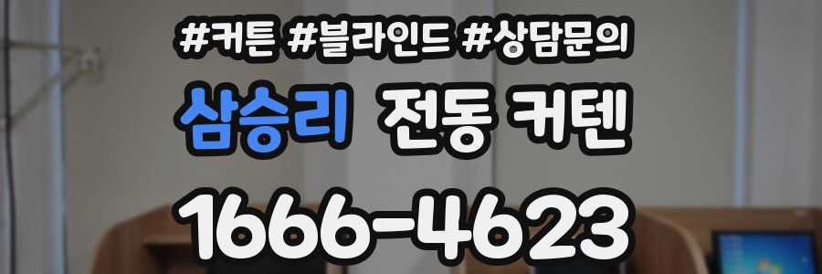 삼승리 전동 커텐
