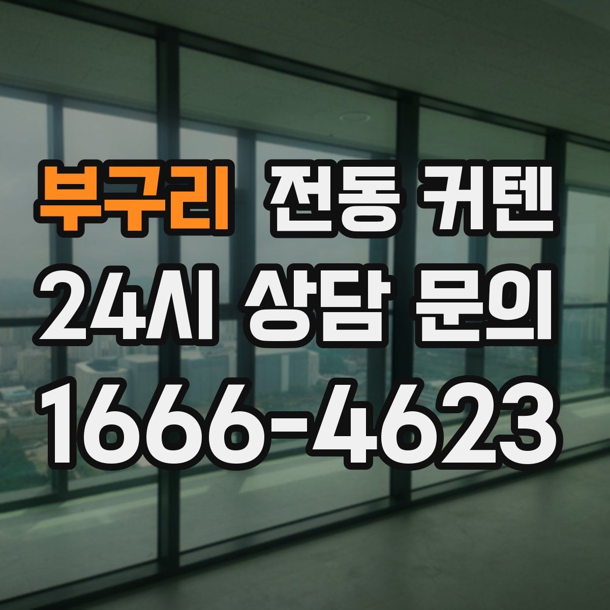 부구리 전동 커텐