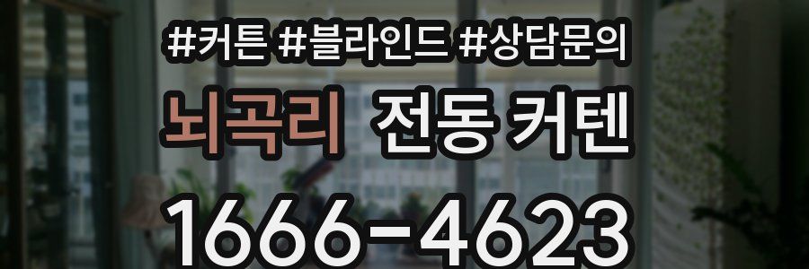 뇌곡리 전동 커텐