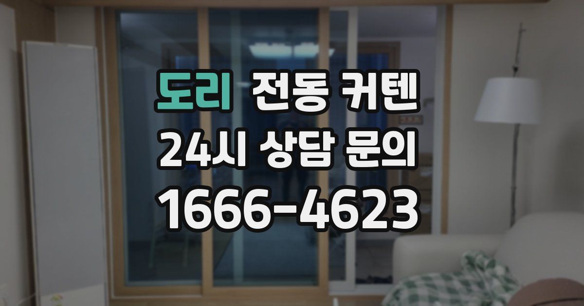 도리 전동 커텐