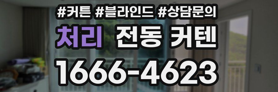 처리 전동 커텐