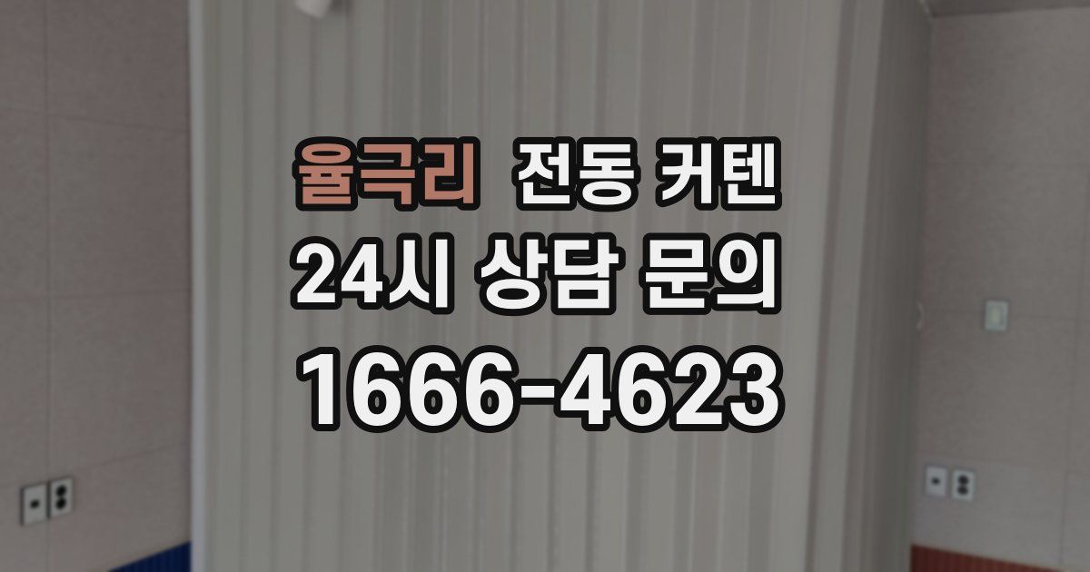 율극리 전동 커텐