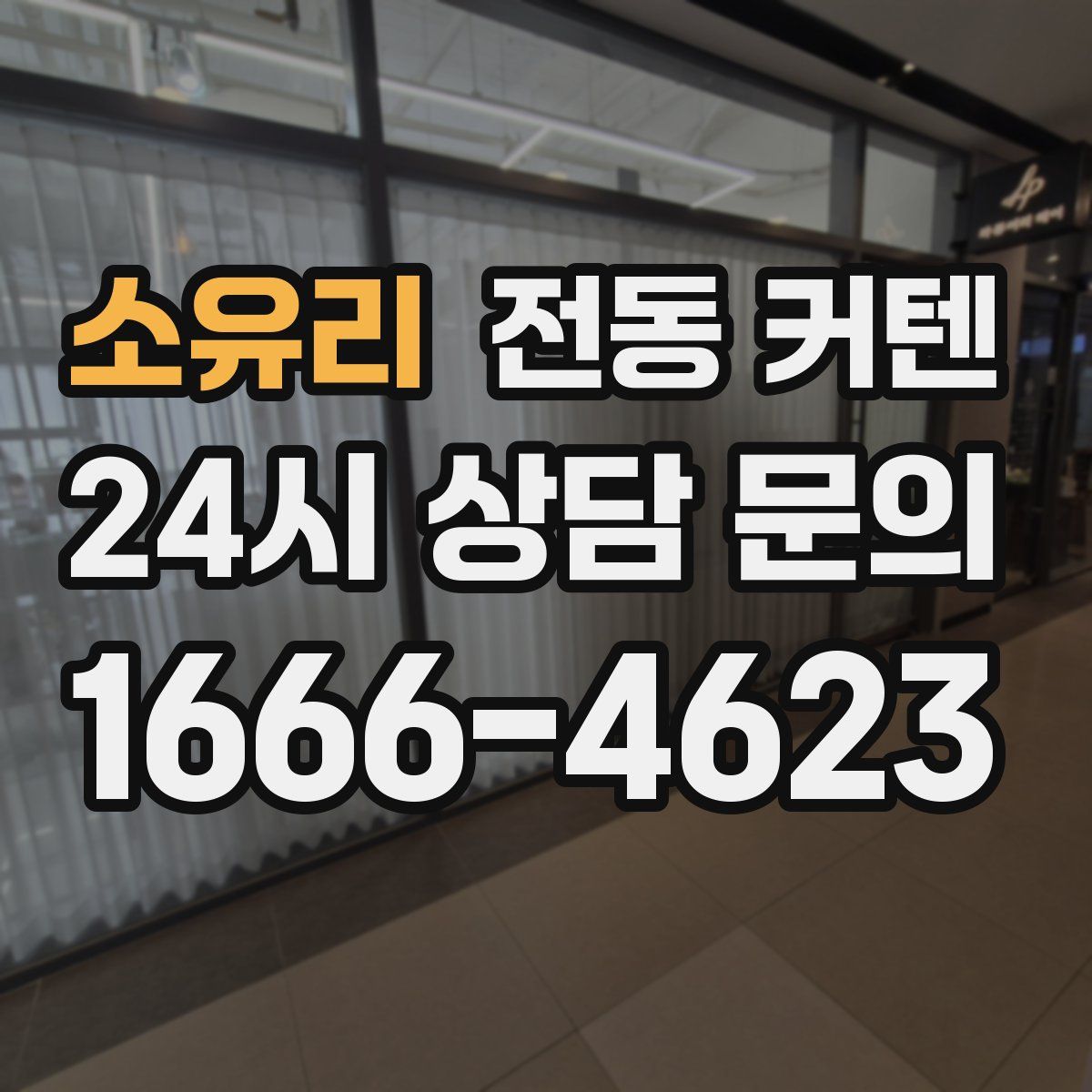 소유리 전동 커텐