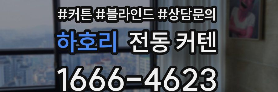 하호리 전동 커텐