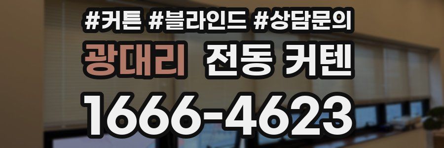 광대리 전동 커텐