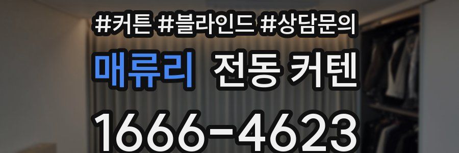 매류리 전동 커텐