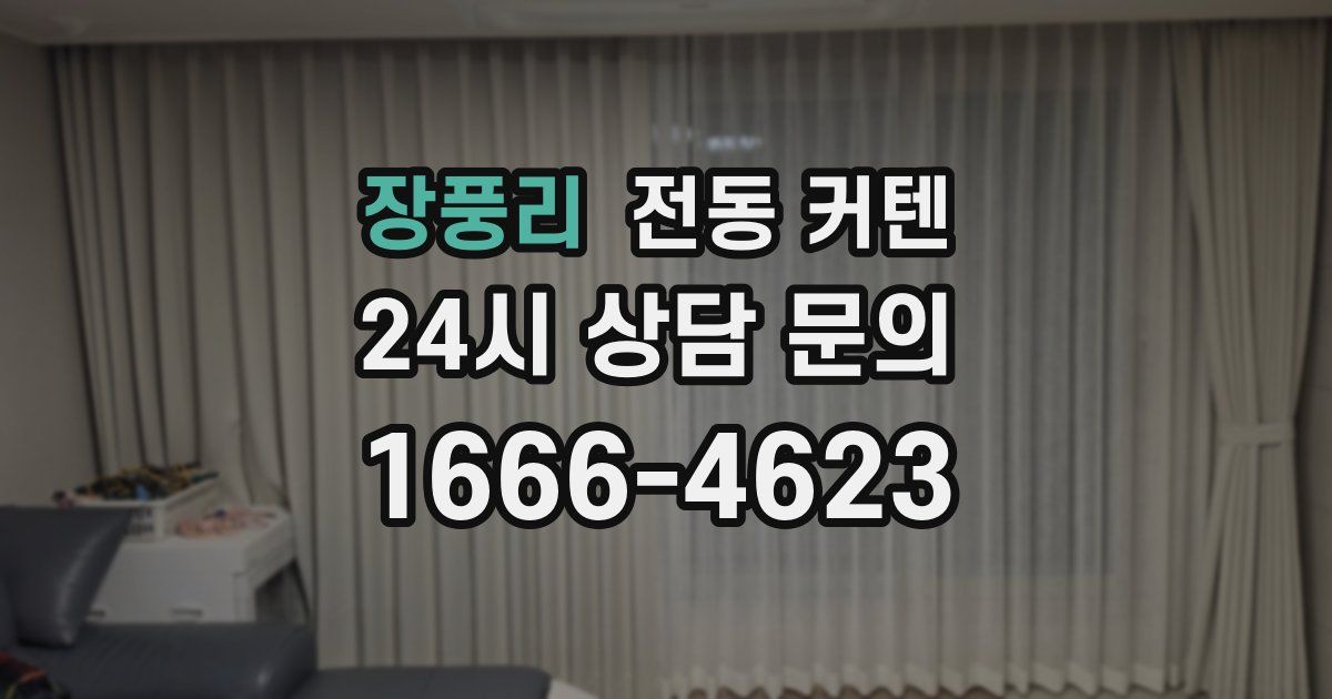 장풍리 전동 커텐