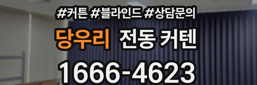 당우리 전동 커텐