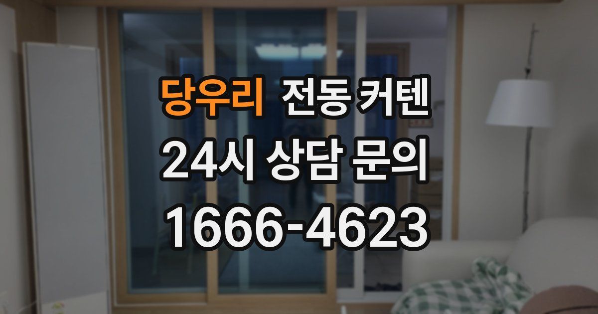 당우리 전동 커텐