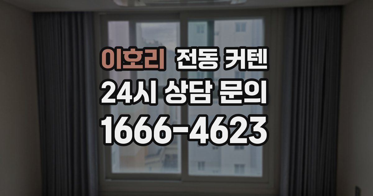 이호리 전동 커텐
