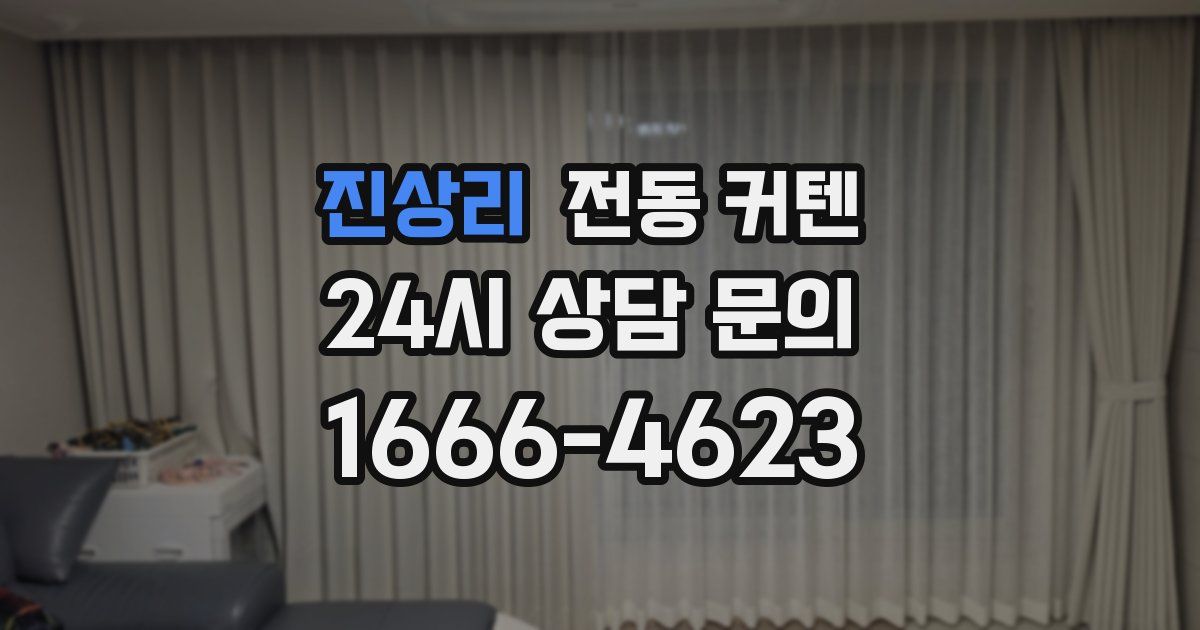 진상리 전동 커텐