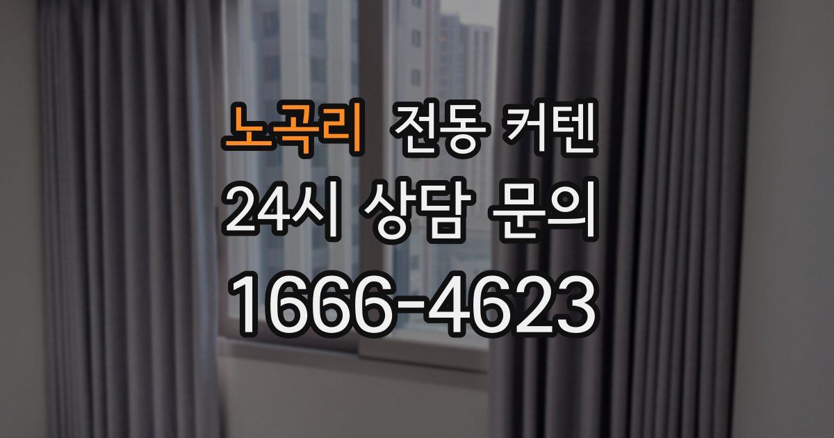 노곡리 전동 커텐