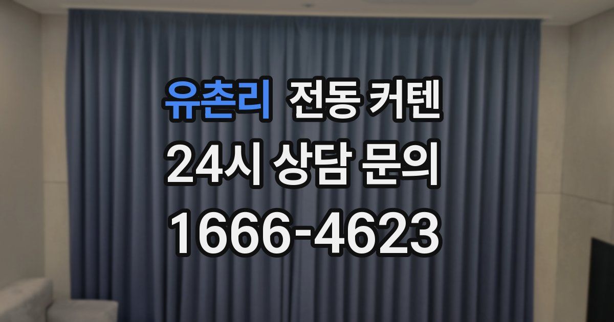 유촌리 전동 커텐