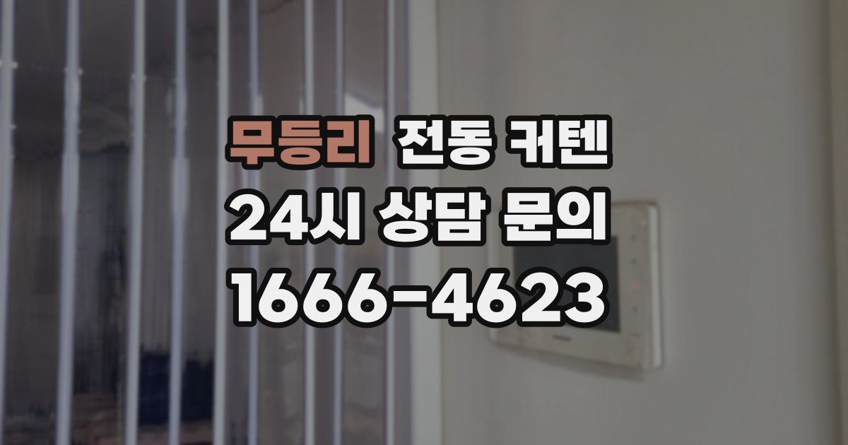 무등리 전동 커텐