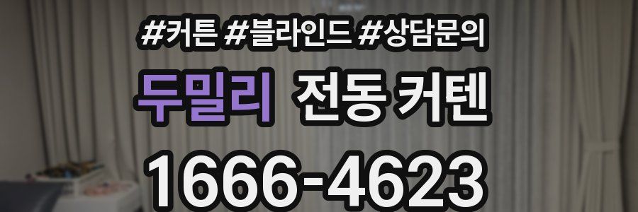 두밀리 전동 커텐
