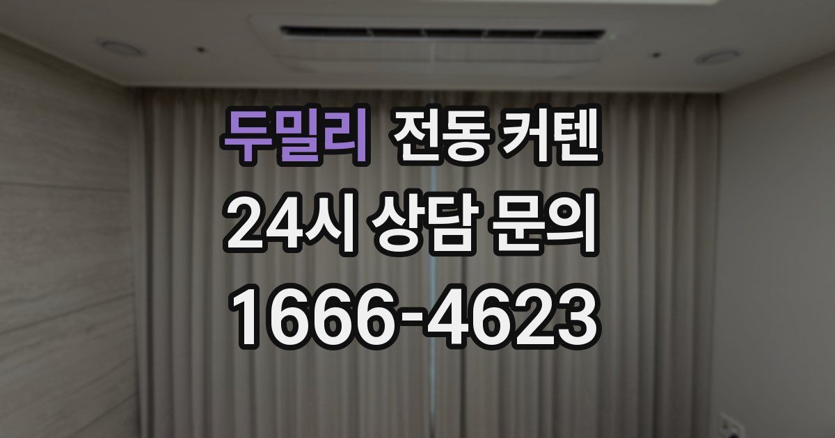 두밀리 전동 커텐