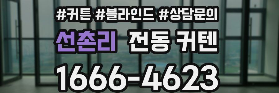 선촌리 전동 커텐