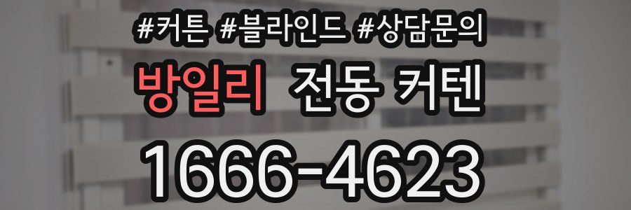 방일리 전동 커텐